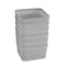 Simplify Plastic, Grey, 4.72 in W, 4.72 in D, 4.72 in L 30006-GREY - alternate 1